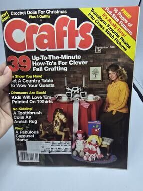 Crafts Magazine September 1987 Up to the Minute How-To’s for Clever Crafting